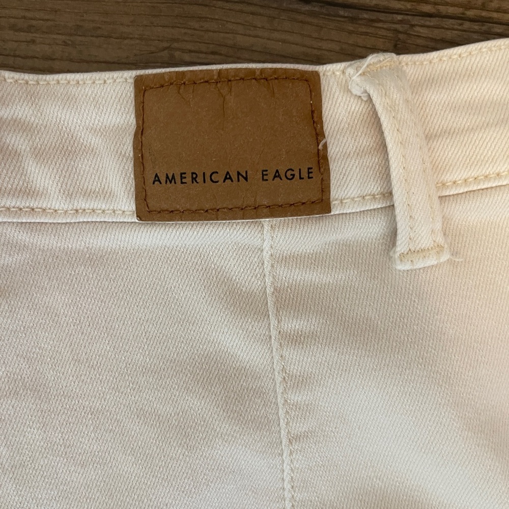 American Eagle Outfitters High Waist Cream Skort - Picture 5 of 8